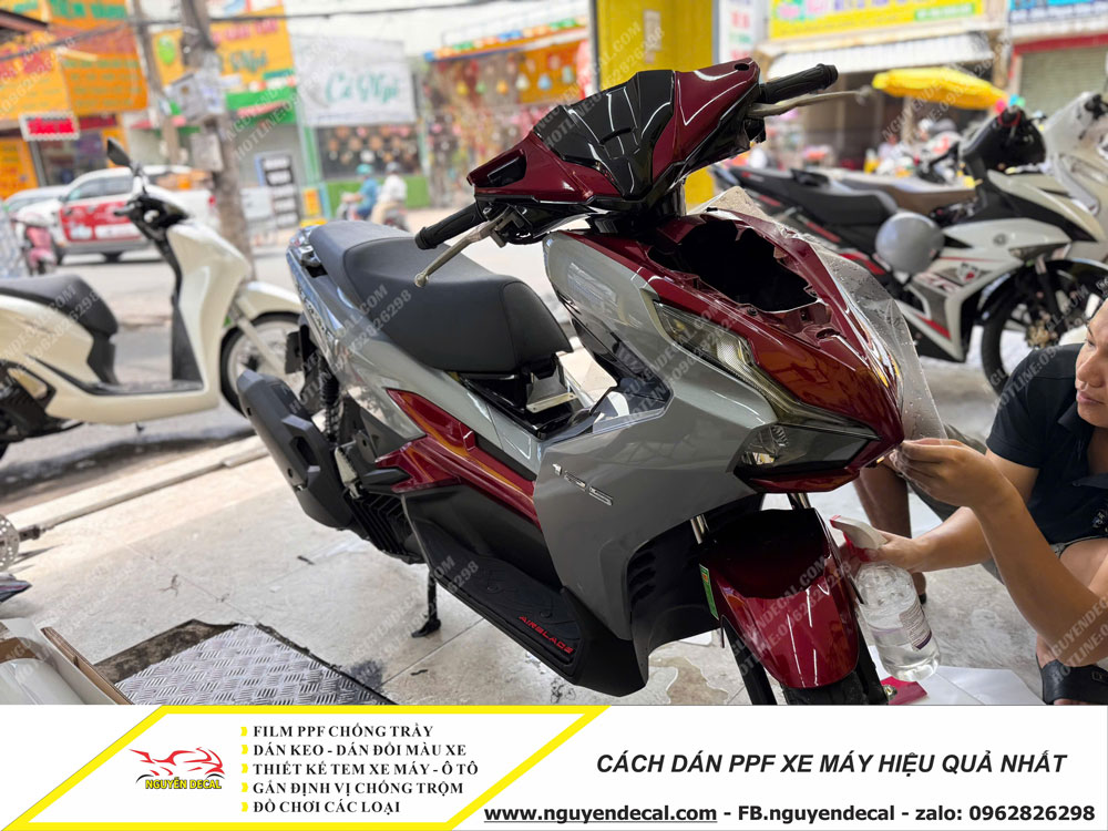 Cách dán PPF xe máy hiệu quả nhất Cách dán PPF xe máy hiệu quả nhất