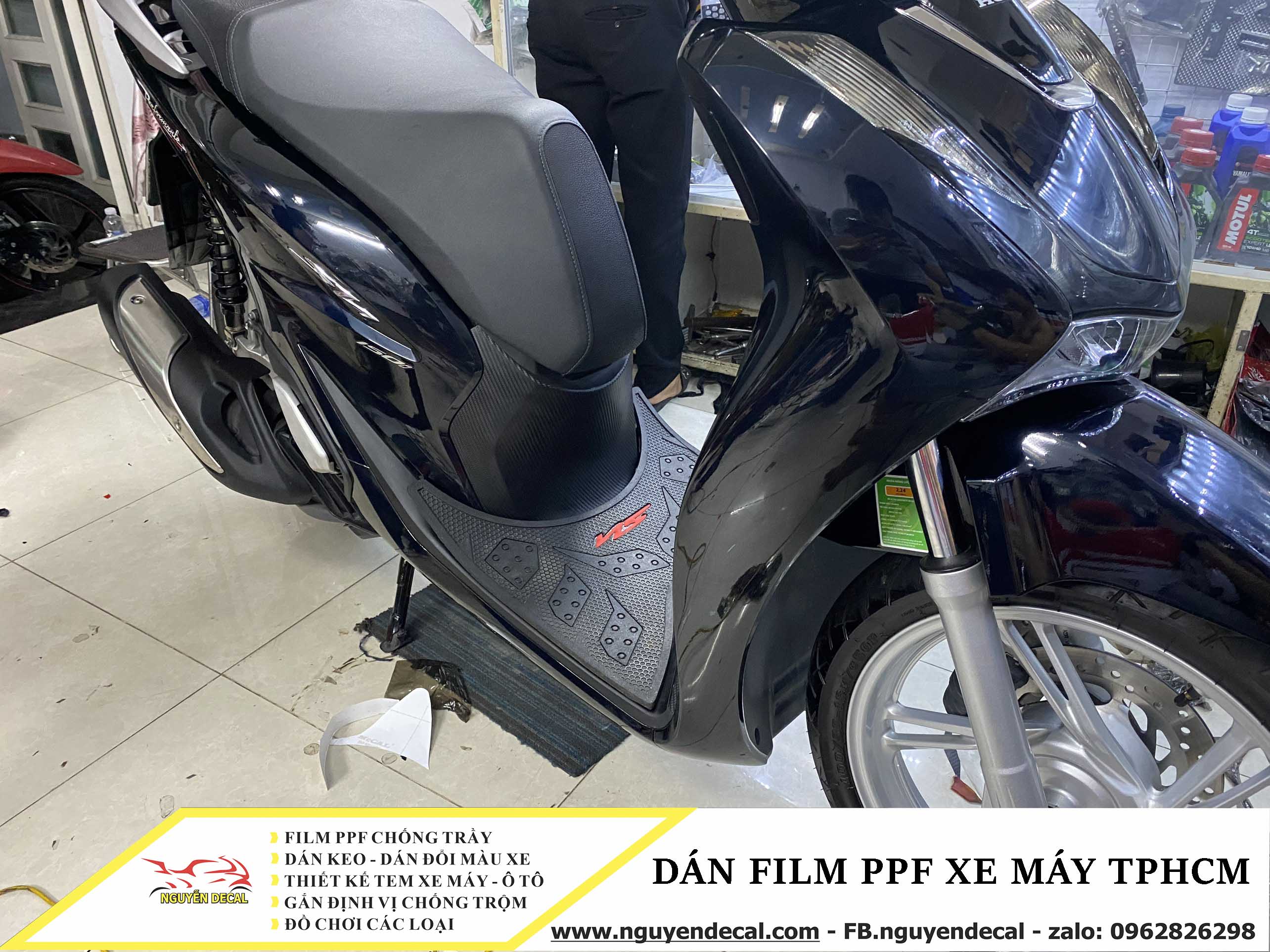 Dán film ppf cho xe máy Hồ Chí Minh