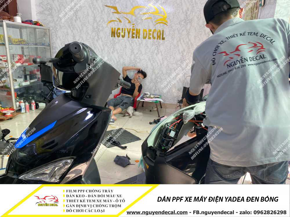 Dán PPF xe máy điện Yadea