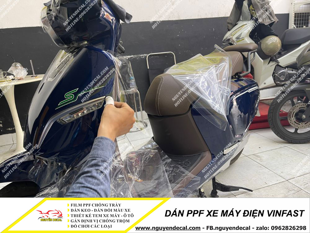 Dán ppf xe máy điện Vinfast