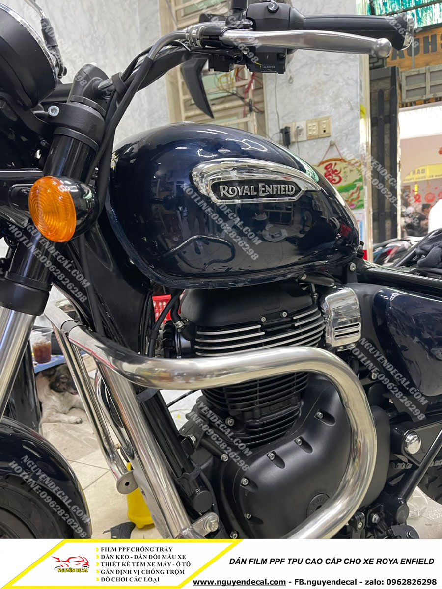 Dán Film PPF cao cấp cho xe Royal enfield