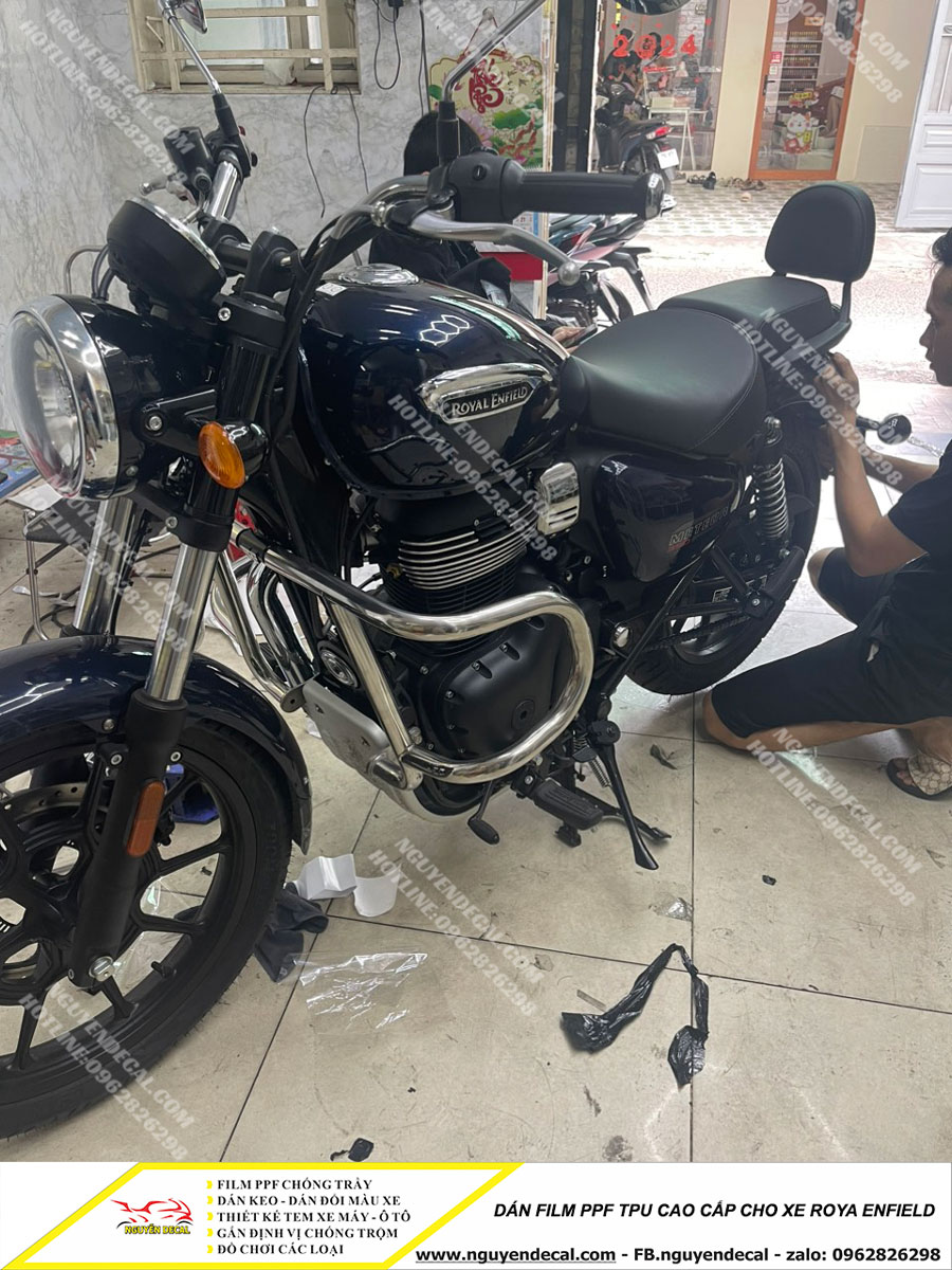 Dán Film PPF cao cấp cho xe Royal enfield