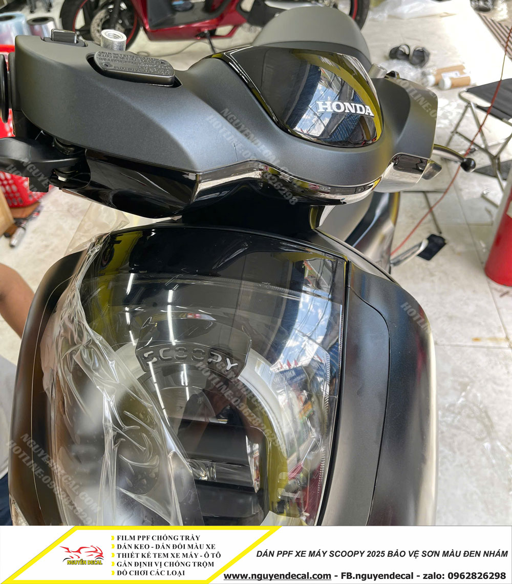 Dán PPF xe Scoopy 2025 bảo vệ sơn Dán PPF xe Scoopy 2025 bảo vệ sơn