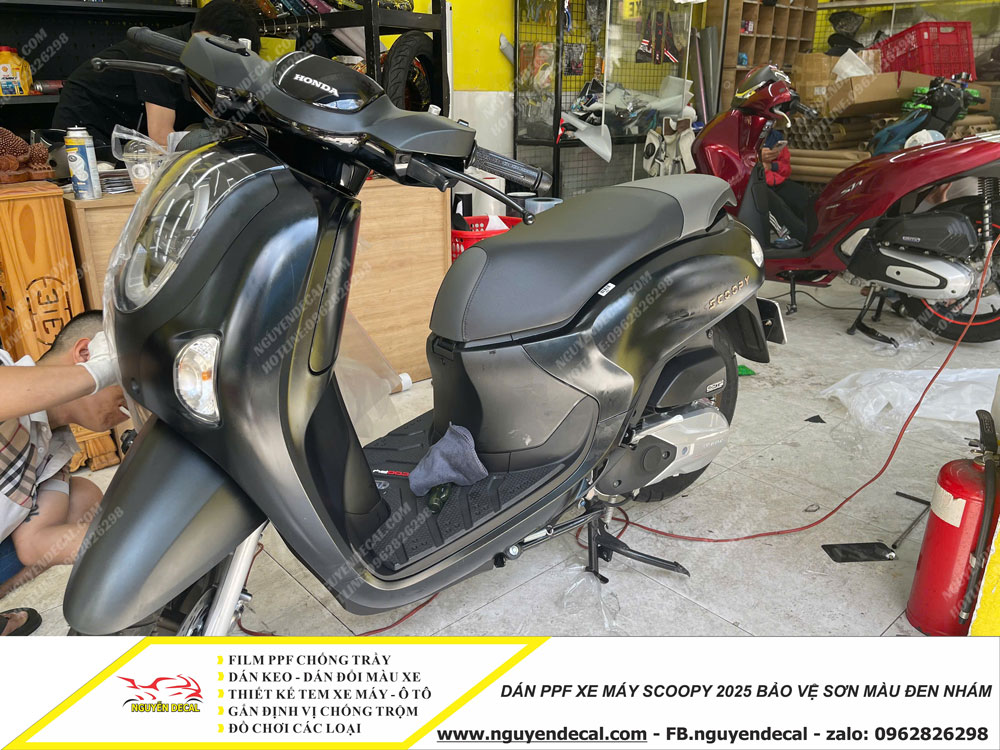 Dán PPF xe Scoopy 2025 bảo vệ sơn Dán PPF xe Scoopy 2025 bảo vệ sơn