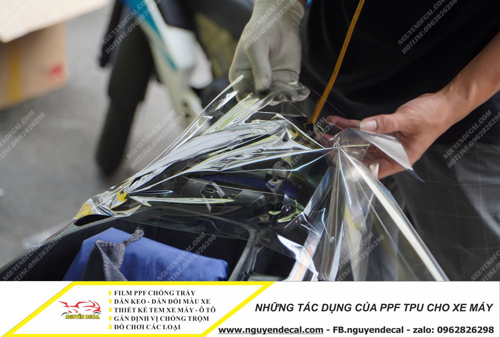 Dán PPF TPU cho xe máy Dán PPF TPU cho xe máy