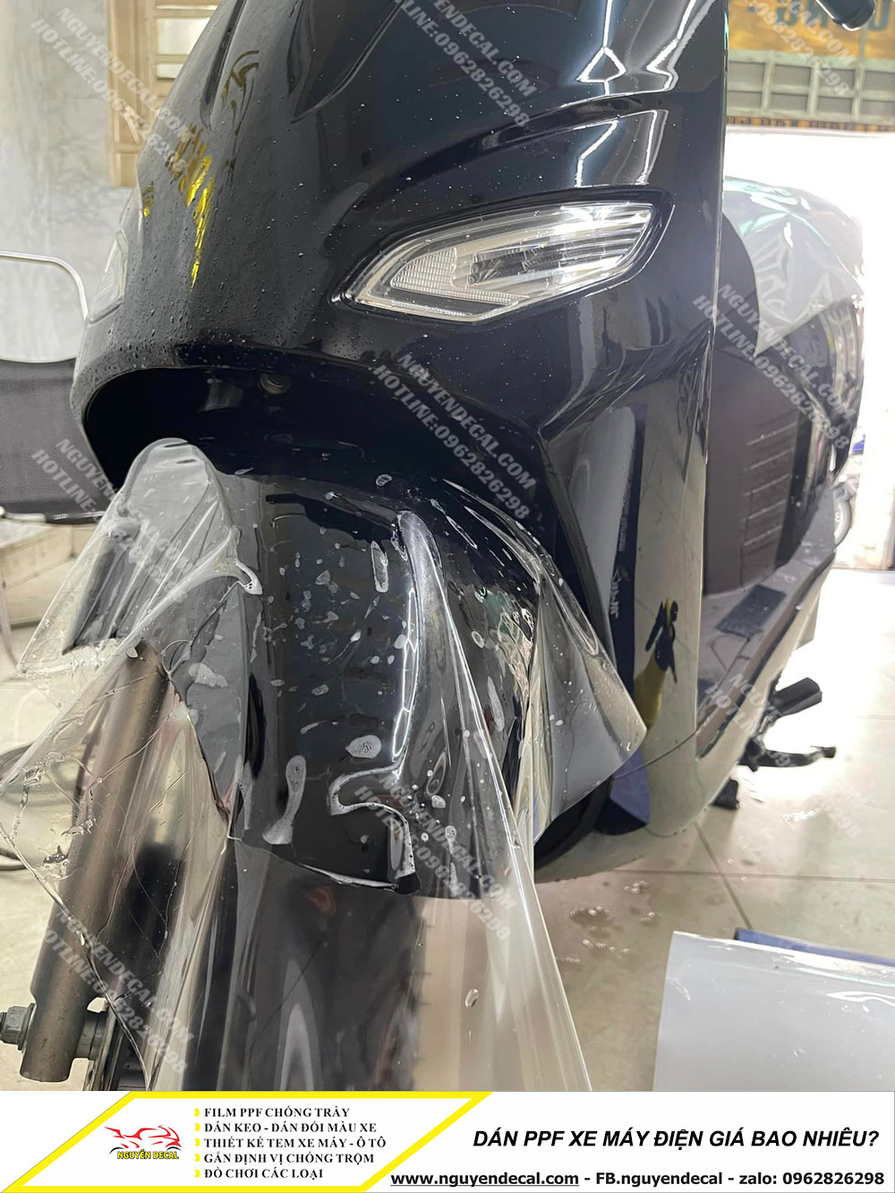 Dán PPF xe máy điện giá bao nhiêu?