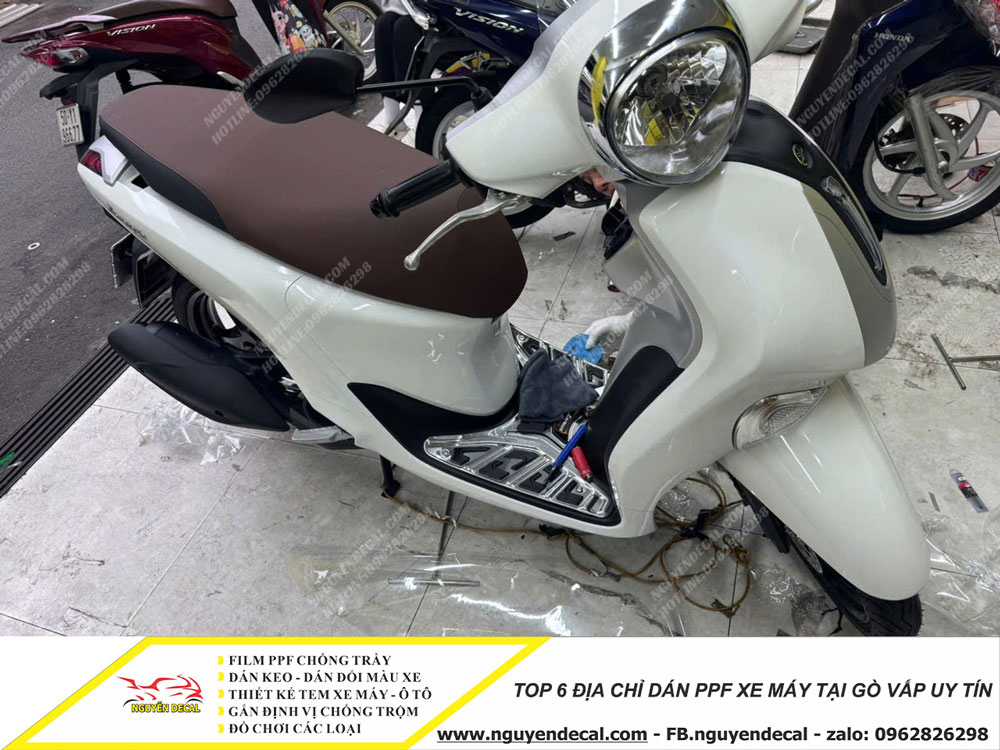 Top 6 địa chỉ dán PPF xe máy Gò Vấp Top 6 địa chỉ dán PPF xe máy Gò Vấp