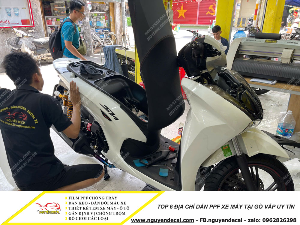 Top 6 địa chỉ dán PPF xe máy Gò Vấp Top 6 địa chỉ dán PPF xe máy Gò Vấp