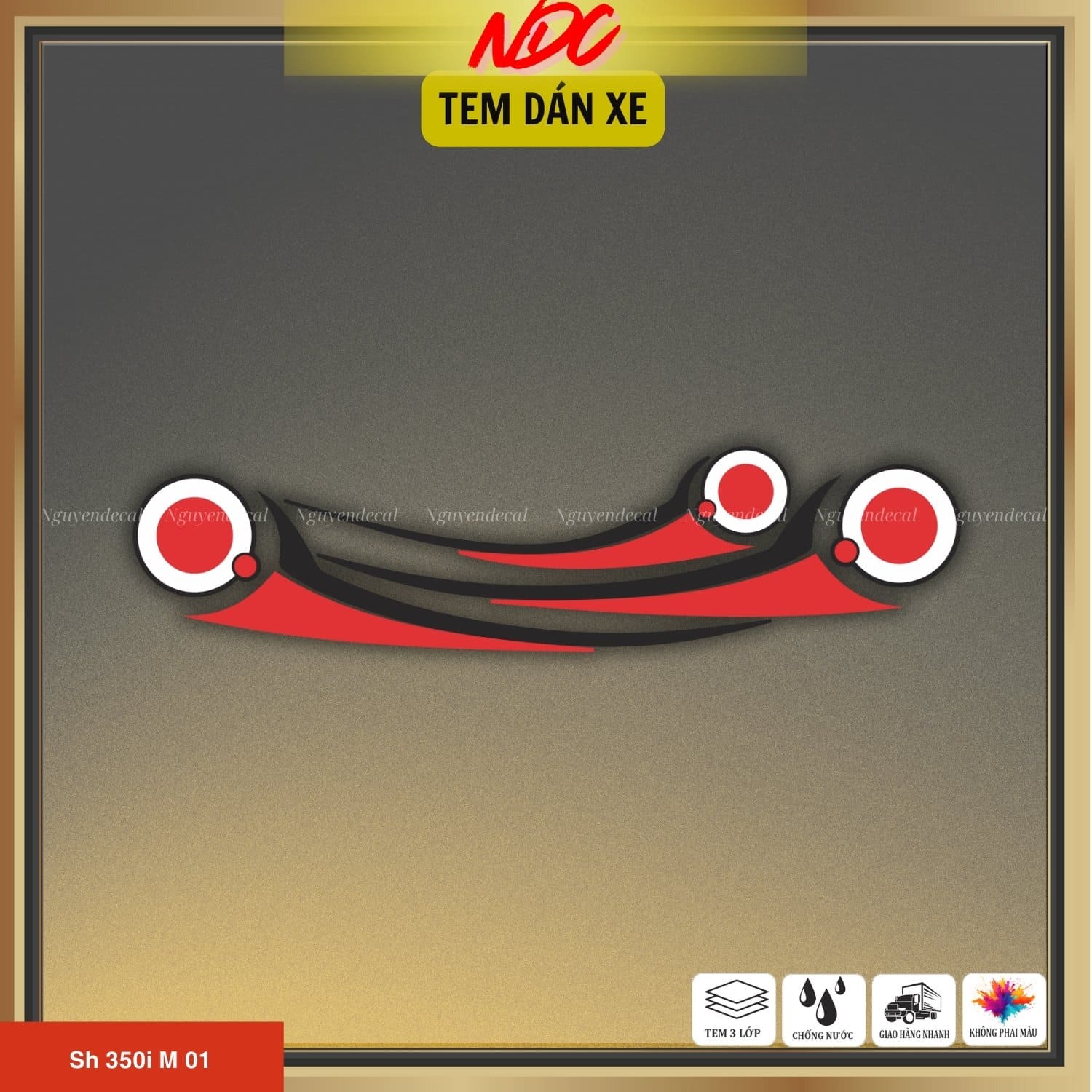 Tem rời xe Sh 350i