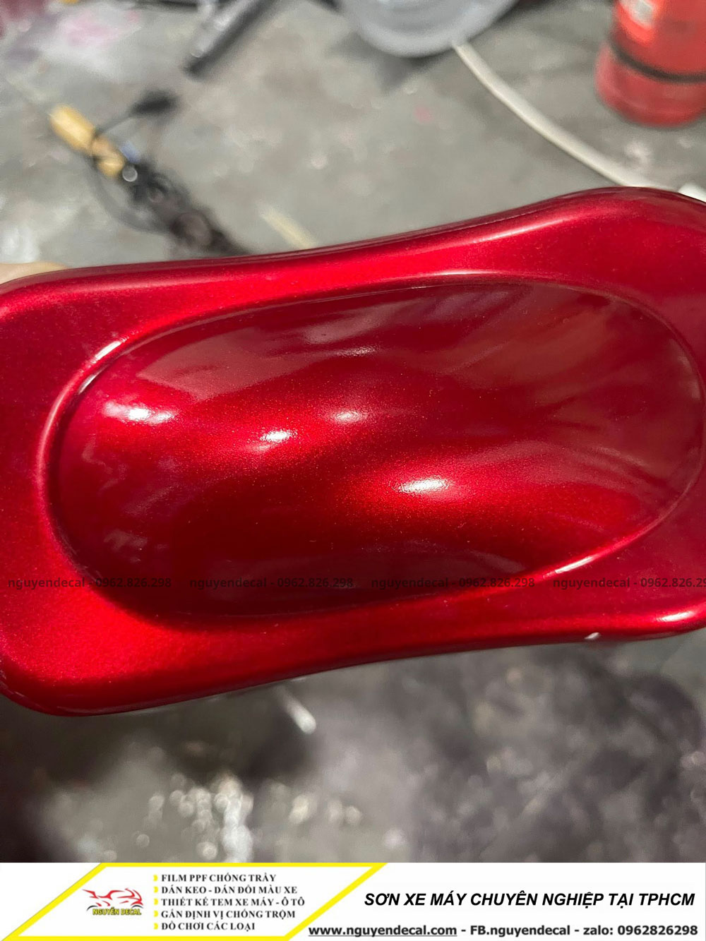 Sơn xe m&aacute;y chuy&ecirc;n nghiệp tại TpHCM