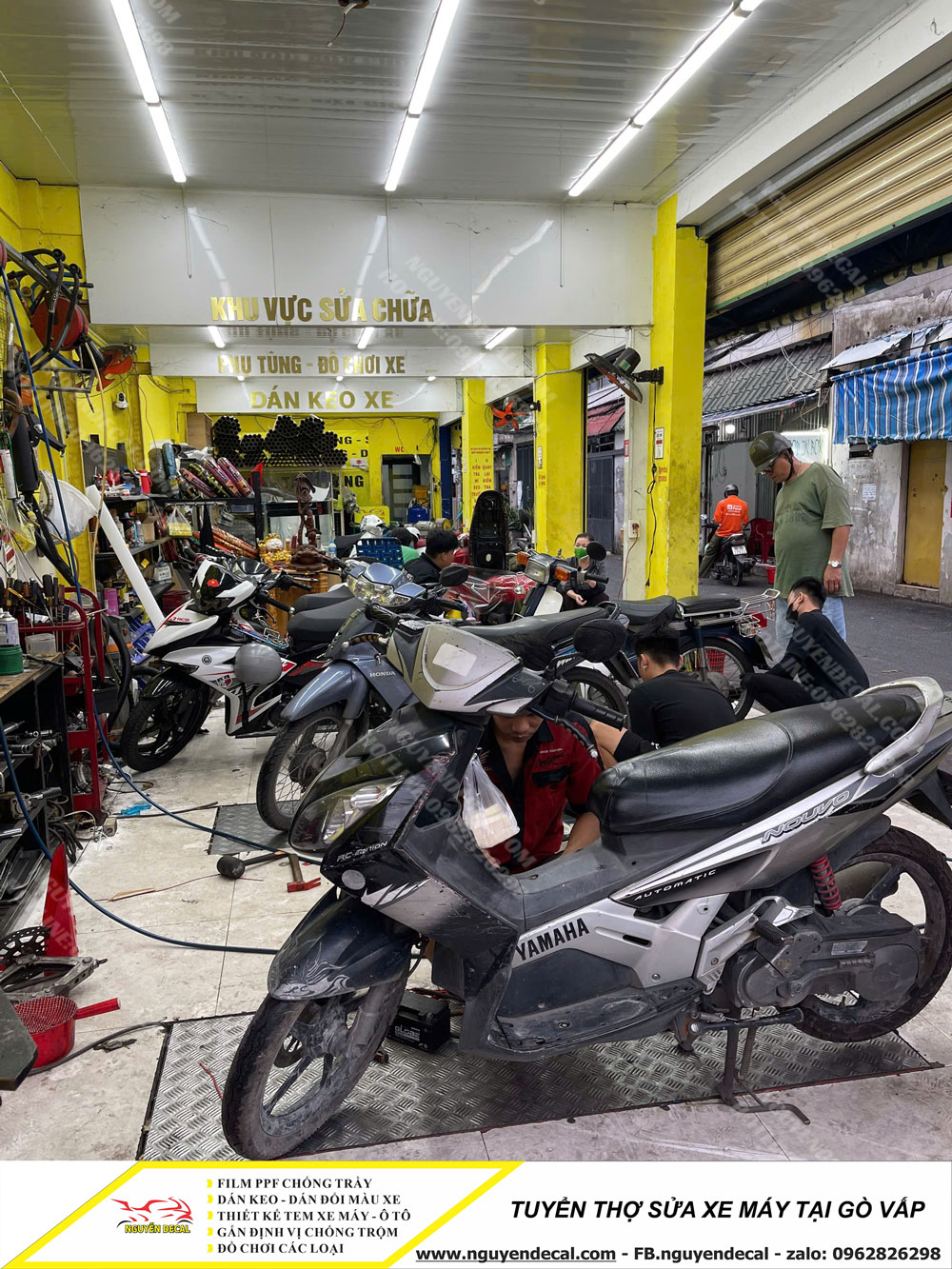 Tuyển thợ sửa xe máy gò vấp Tuyển thợ sửa xe máy gò vấp