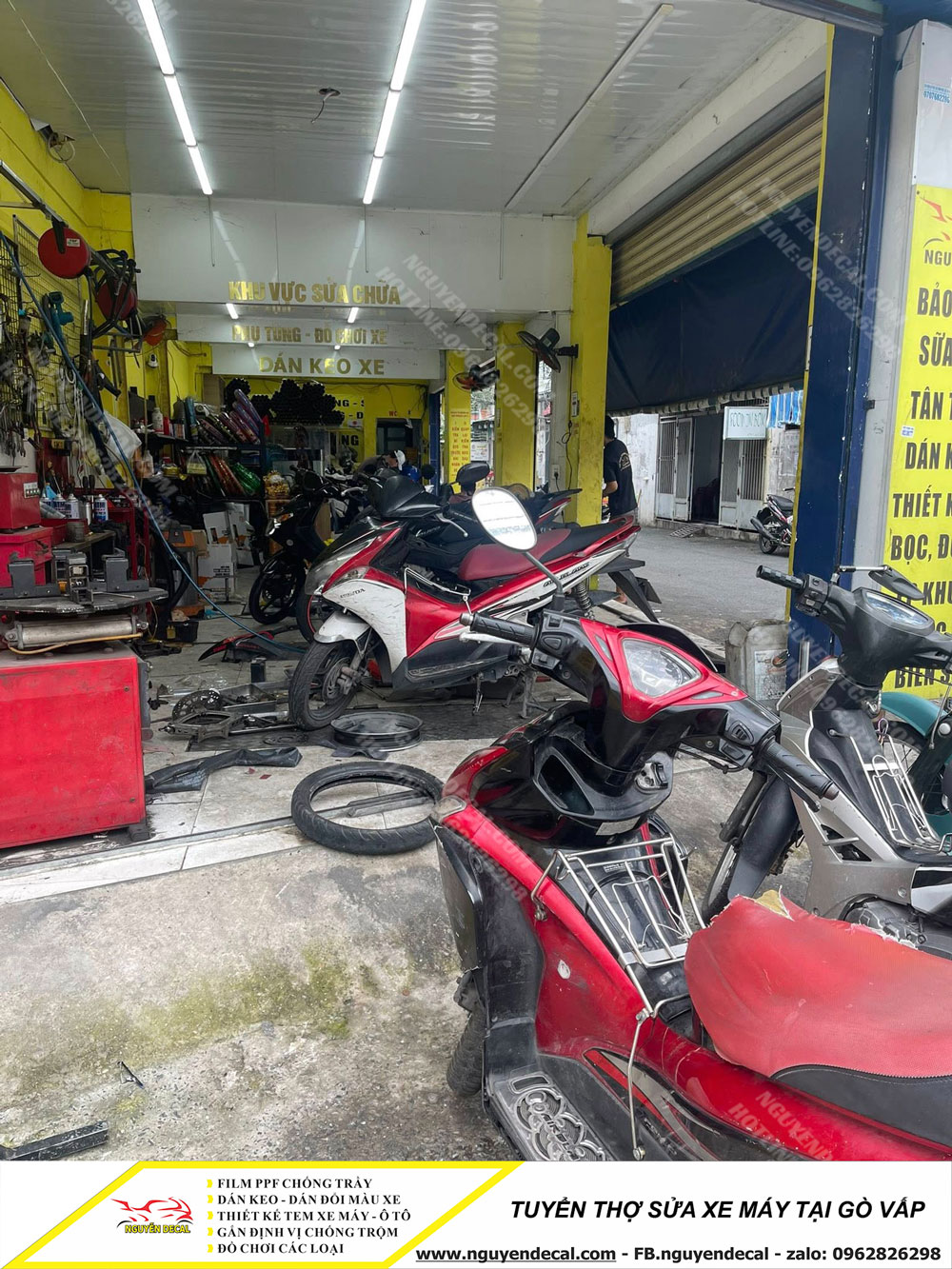 Tuyển thợ sửa xe máy gò vấp Tuyển thợ sửa xe máy gò vấp
