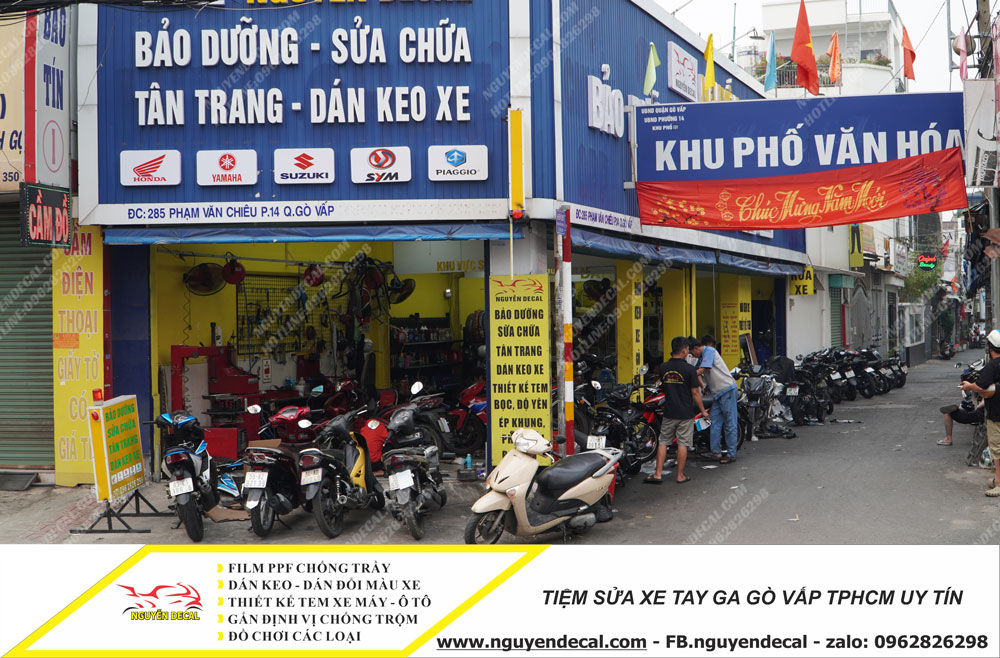 Tiệm sửa xe tay ga gò vấp tphcm Tiệm sửa xe tay ga gò vấp tphcm