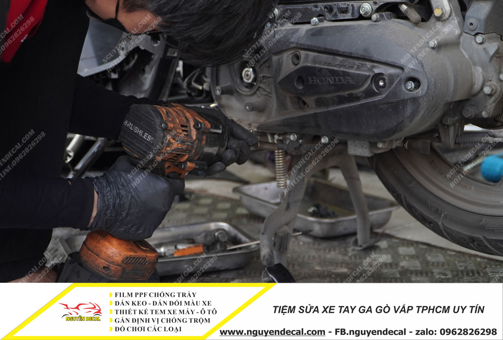 Tiệm sửa xe tay ga gò vấp tphcm Tiệm sửa xe tay ga gò vấp tphcm