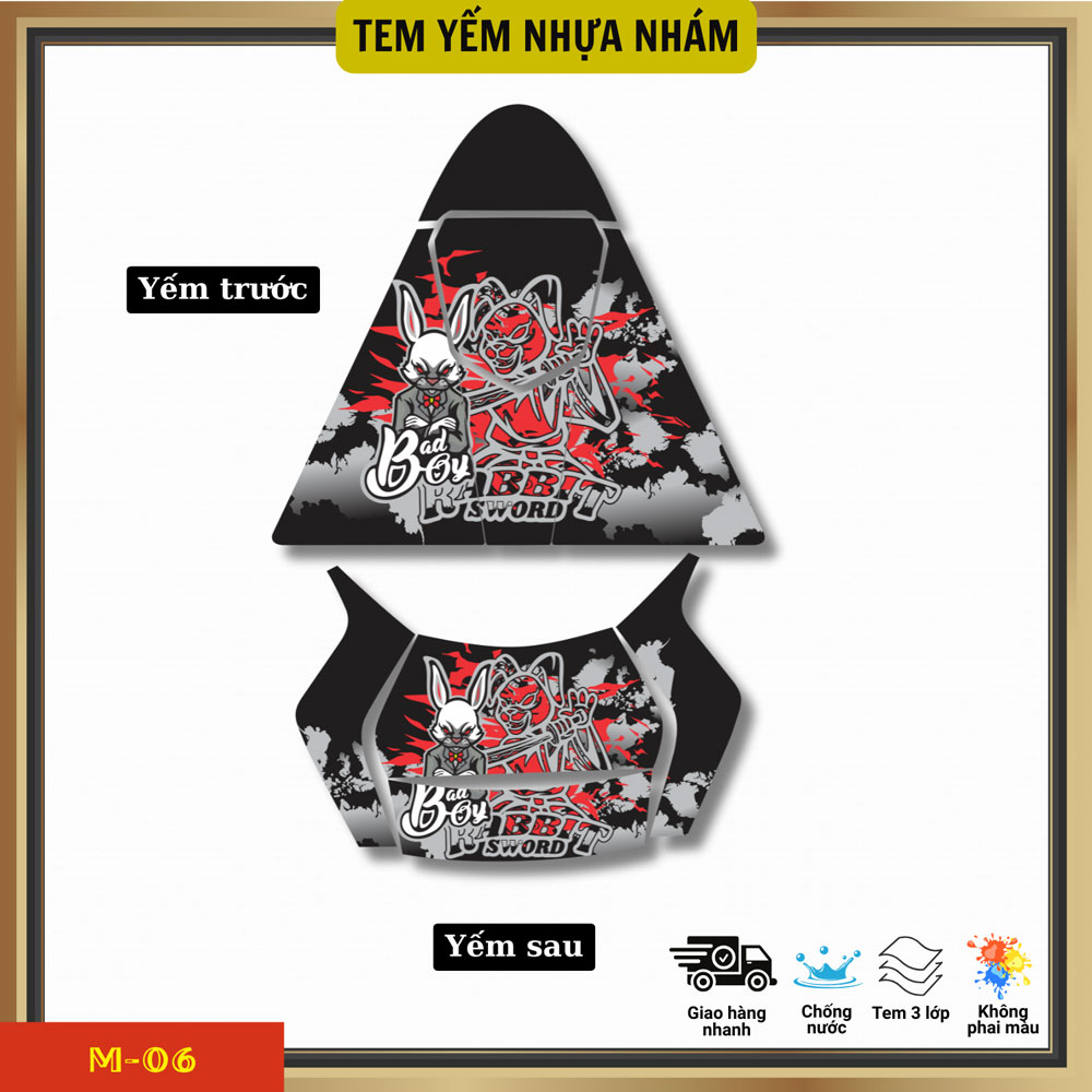 tem yếm nhựa nhám xe Sh 2020-2025 tem yếm nhựa nhám xe Sh 2020-2025