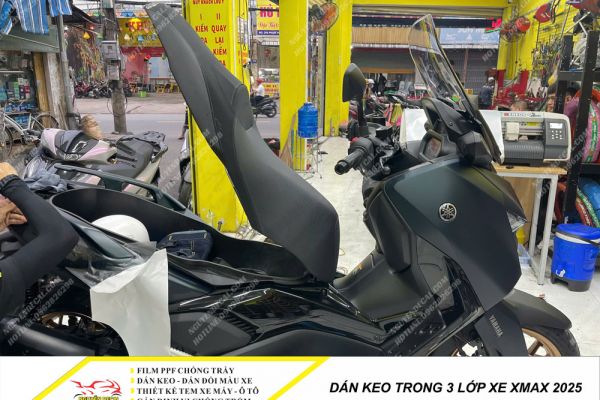 Dán keo trong 3 lớp xe XMAX 2025  -         Nguyễn Decal 