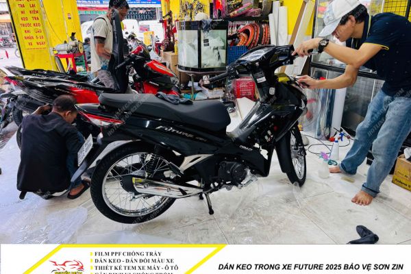 Dán keo trong xe Future 2025 bảo vệ sơn zin