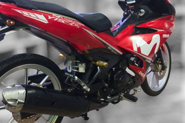 Tem rời xe Exciter 150 mẫu Movistar đen trắng