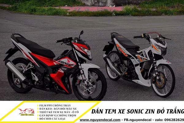 Tem xe sonic zin