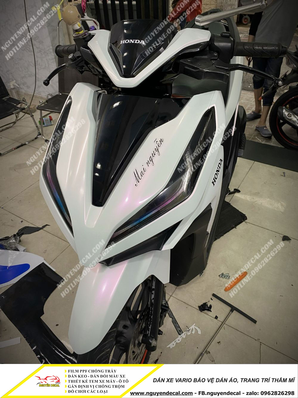 Dịch vụ dán xe Vario bảo vệ trang trí Dịch vụ dán xe Vario bảo vệ trang trí