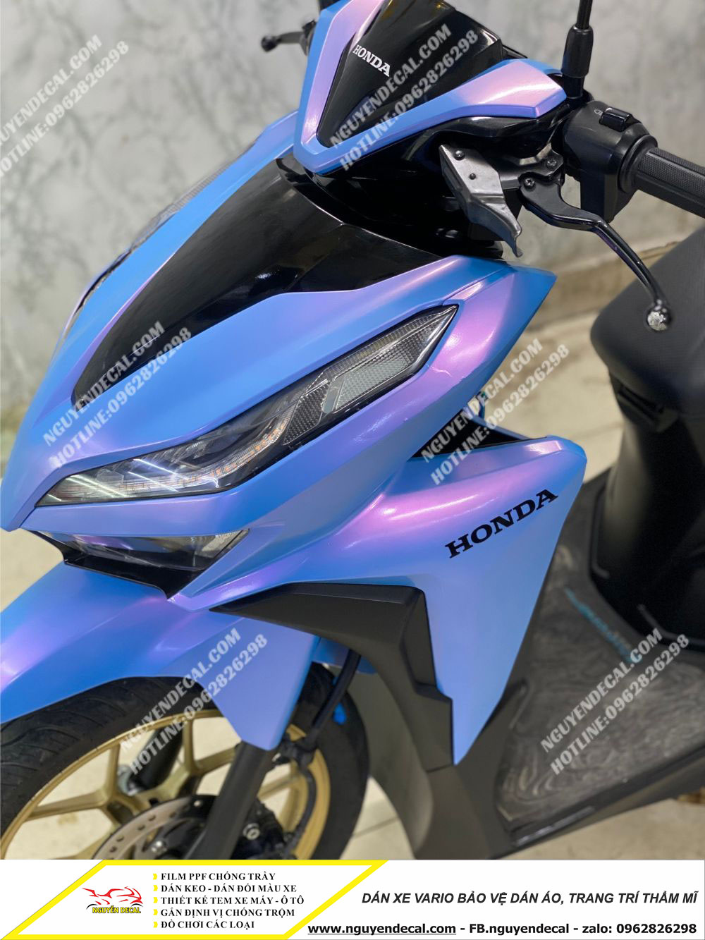 Dịch vụ dán xe Vario bảo vệ trang trí Dịch vụ dán xe Vario bảo vệ trang trí