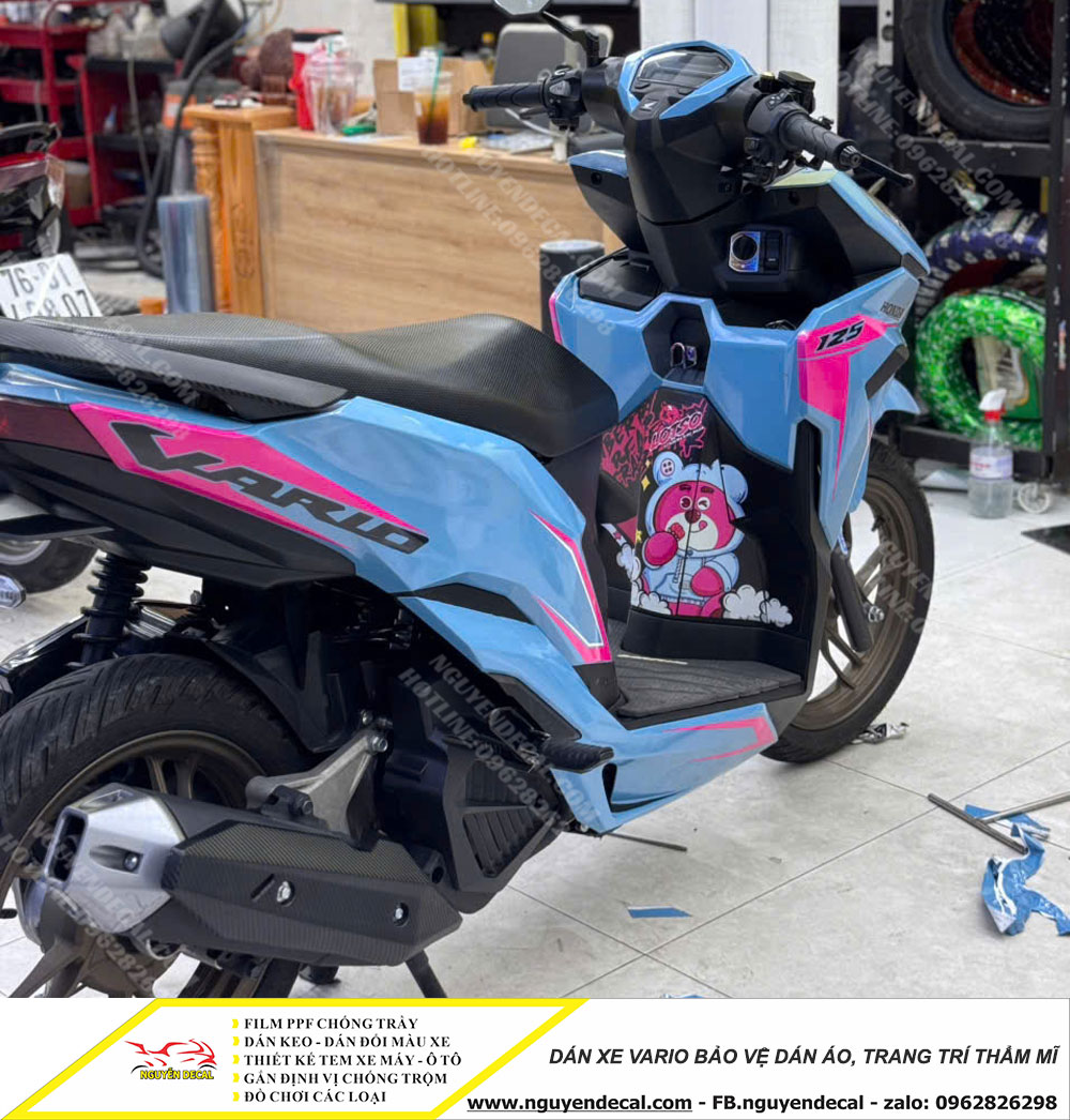 Dịch vụ dán xe Vario bảo vệ trang trí Dịch vụ dán xe Vario bảo vệ trang trí