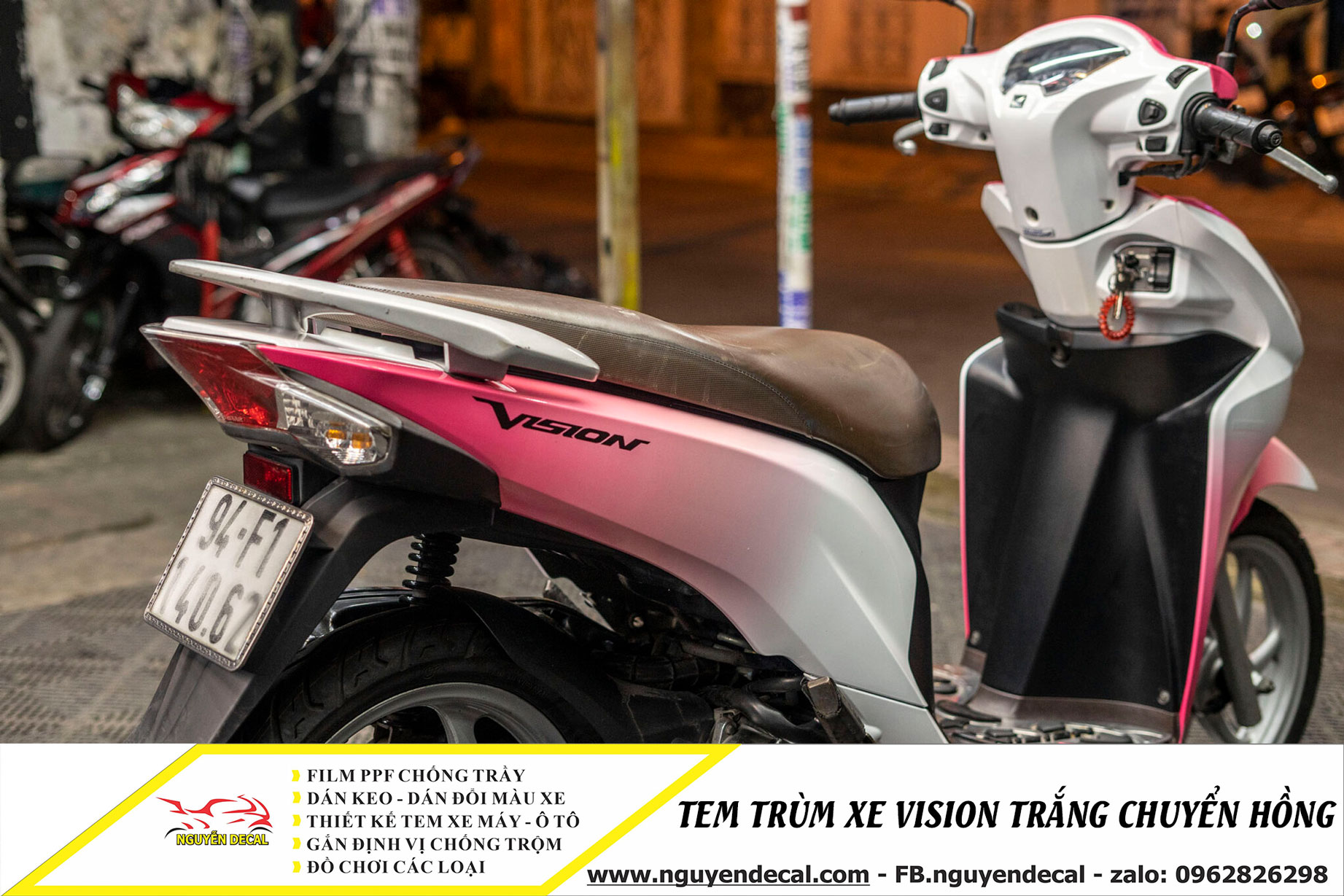Cho Thuê Xe Honda Vision 2015 Màu Trắng  Dịch Vụ Cho Thuê Xe Máy Khánh Thy