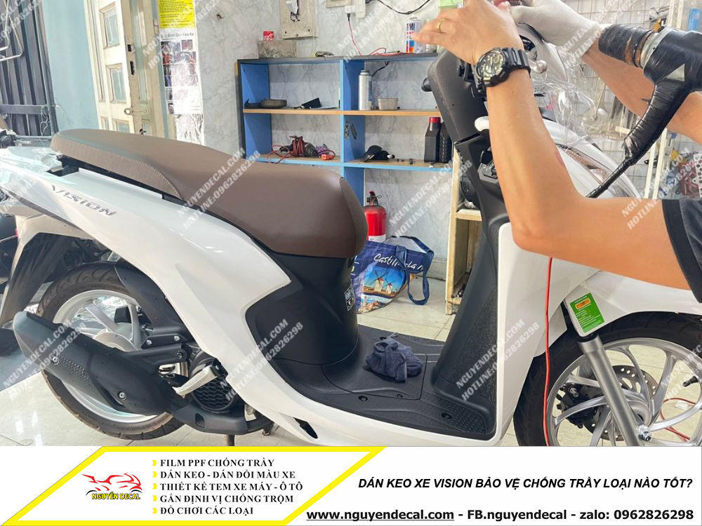 Dán keo xe Vision bảo vệ chống trầy loại nào tốt Dán keo xe Vision bảo vệ chống trầy loại nào tốt