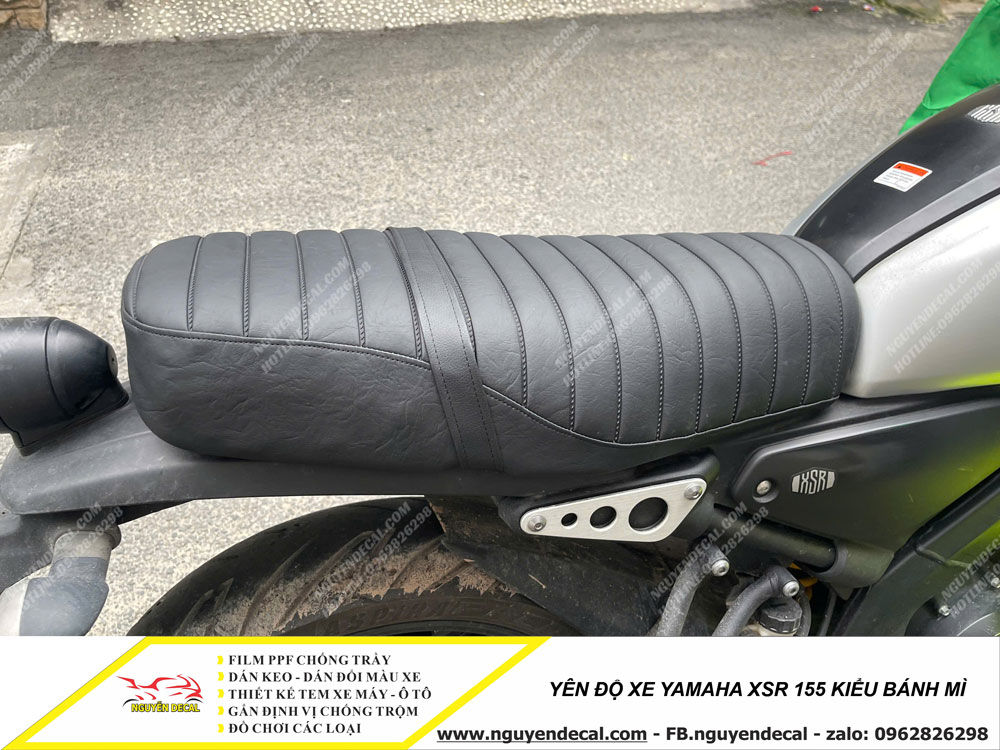 Yên độ xe Yamaha XSR 150 kiểu bánh mì