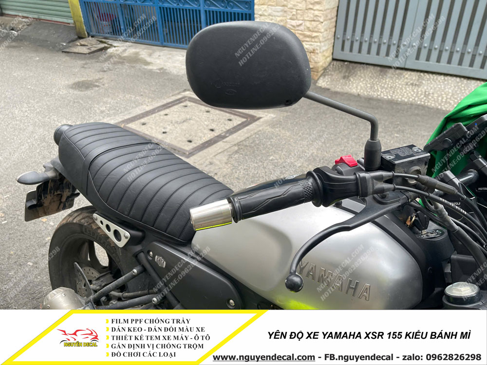 Yên độ xe Yamaha XSR 150 kiểu bánh mì