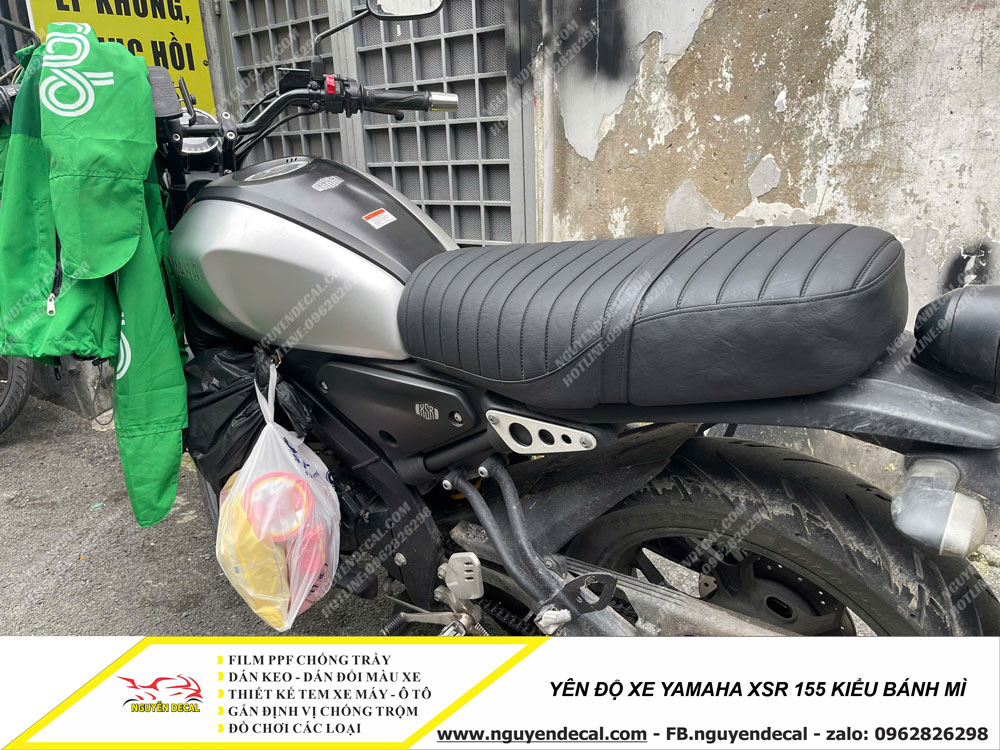 Yên độ xe Yamaha XSR 150 kiểu bánh mì