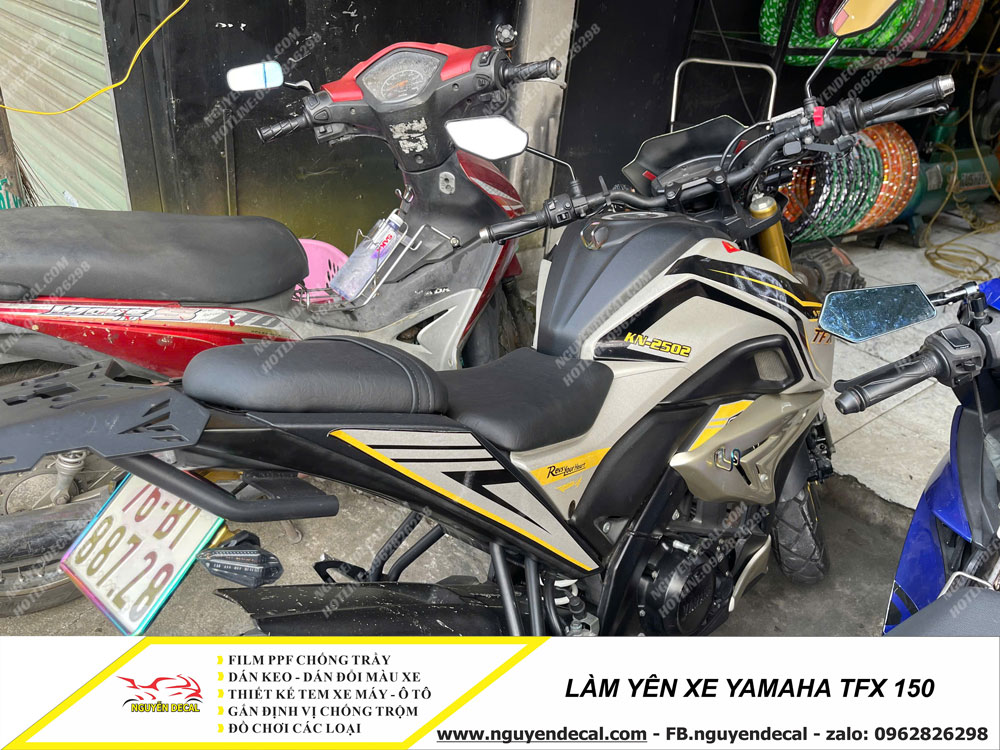 Làm yên xe Yamaha TFX 150