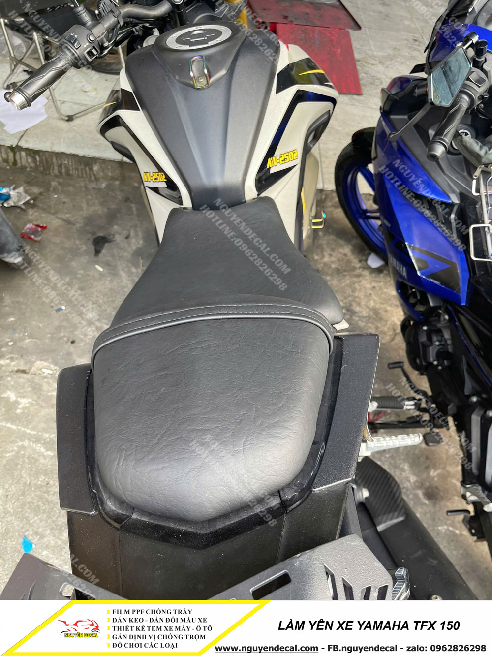 Làm yên xe Yamaha TFX 150