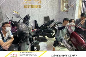 Thời gian dán film PPF xe máy mất bao lâu? 4 lợi ích khi dán film PPF xe máy