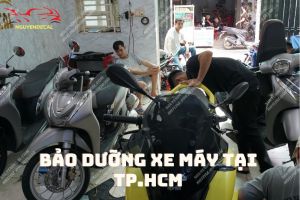 Dịch vụ bảo dưỡng xe máy - thay phụ kiện tại TPHCM