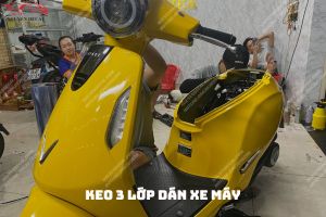 Keo 3 lớp dán xe máy siêu bóng - Sự lựa chọn hàng đầu